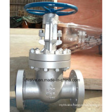 600lb Cast Steel Wcb Flange Connection End Gate Valve